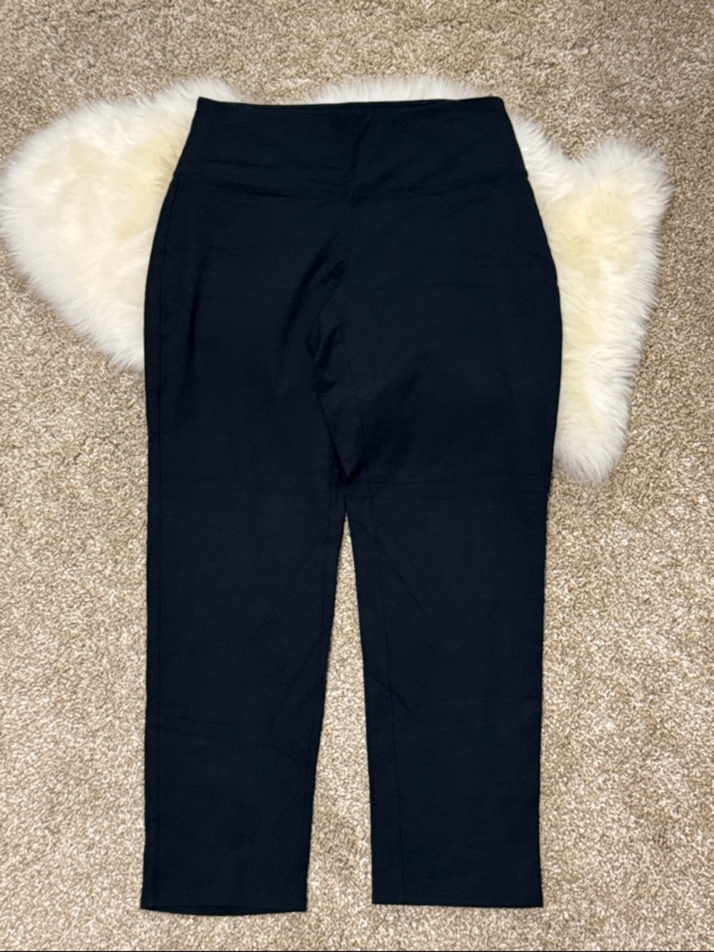 Jjill Women’s Black Wearever Collection High-Waist Stretch Ponte Pants Size S